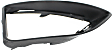 Front, Passenger Side Fog Light Trim, Textured Black, Moulding, S/SE Models