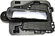 Front, Passenger Side Fog Light Trim, Textured Black