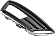 Front, Passenger Side Fog Light Trim, Black and Chrome, Titanium Model