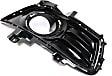 Front, Passenger Side Fog Light Trim, Black