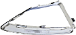 Front, Driver Side Fog Light Trim, Chrome, Hybrid/SEL Models