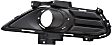 Front, Driver Side Fog Light Trim, Textured Black, Chrome Bezel (REPF108620) is Sold Separately