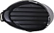 Front, Passenger Side Fog Light Cover, Textured Dark Gray