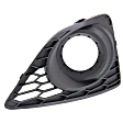 Front, Passenger Side Fog Light Trim, Textured Black, Bezel, SE/Sport Models
