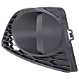 Front, Passenger Side Fog Light Trim, Textured Black, Bezel, SE/Sport Models