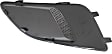 Front, Driver Side Fog Light Cover, Black