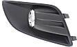 Front, Passenger Side Fog Light Trim, Textured Black