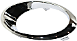 Front, Passenger Side Fog Light Trim, Bezel, Chrome