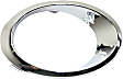 Front, Driver Side Fog Light Trim, Bezel, Chrome