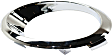 Front, Driver Side Fog Light Trim, Bezel, Chrome