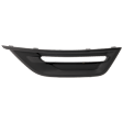 Front, Driver Side Fog Light Cover, Textured Black