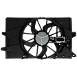 2010 Lincoln MKS Base - Radiator Fan 6 Cyl 3.5L, Production Date Up To October 12 2009, Single fan