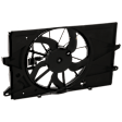 2010 Lincoln MKS Base - Radiator Fan 6 Cyl 3.5L, Production Date Up To October 12 2009, Single fan