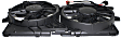 OE Replacement Radiator Fan, Dual fan