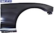 2010 Ford Mustang Base - Front, Passenger Side Fender, For Models Without Pony Package, CAPA Certified