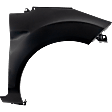 2011-2019 Ford Fiesta - Front, Passenger Side Fender, Without Rocker Molding Holes
