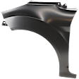 Front, Driver Side Fender, Without Rocker Molding Holes