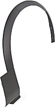 Front, Passenger Side Fender Trim, Textured Black