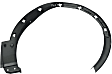 Front, Driver Side Fender Trim, Textured Black