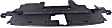 Radiator Support Cover, 8 Cyl., 5.4L Engine, Plastic