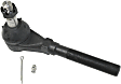 Front, Passenger Side, Outer Tie Rod End, Includes Nut, Cotter Pin, and Zerk Fitting