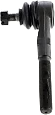 Front, Passenger Side, Outer Tie Rod End, Includes Nut, Cotter Pin, and Zerk Fitting