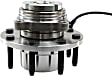 Front, Driver or Passenger Side Wheel Hub, With Bearing, With Sensor, 8 x 6.69 in. Bolt Pattern, 4WD
