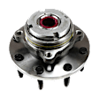 Front, Driver or Passenger Side Wheel Hub, With Bearing, 4WD
