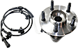 Front, Driver or Passenger Side Wheel Hub, With Bearing, With Sensor, 5 x 4.5 in. Bolt Pattern