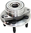 Front, Driver or Passenger Side Wheel Hub, With Bearing, 5 x 4.25 in. Bolt Pattern, FWD