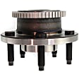 Front, Driver or Passenger Side Wheel Hub, 5 Lugs, With Bearing