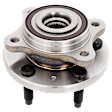 Front, Driver or Passenger Side Wheel Hub, With Bearing, 5 x 4.5 in. Bolt Pattern