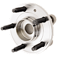 Front, Driver or Passenger Side Wheel Hub, With Bearing, 5 x 4.5 in. Bolt Pattern