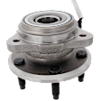 Front, Driver or Passenger Side Wheel Hub, With Bearing, With Sensor, 5 x 4.5 in. Bolt Pattern