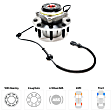 Front, Driver or Passenger Side Wheel Hub, With Bearing, With Sensor, 8 x 6.69 in. Bolt Pattern, 4WD