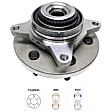 Front, Driver or Passenger Side Wheel Hub, With Bearing, 8 Cyl., 5.4L Engine, 4WD