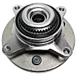 Front, Driver or Passenger Side Wheel Hub, With Bearing, 8 Cyl., 5.4L Engine, 4WD