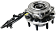 Front, Driver or Passenger Side Wheel Hub, With Bearing, With Sensor, 8 x 6.69 in. Bolt Pattern, with Single Rear Wheels (SRW)
