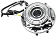 Front, Driver or Passenger Side Wheel Hub, With Bearing, With Sensor, 8 x 6.69 in. Bolt Pattern, with Single Rear Wheels (SRW)
