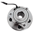Front, Driver or Passenger Side Wheel Hub, With Bearing, With Sensor, 5 x 4.5 in. Bolt Pattern