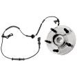 Front, Driver or Passenger Side Wheel Hub, With Bearing, With Sensor, 5 x 4.5 in. Bolt Pattern
