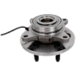 Front, Driver or Passenger Side Wheel Hub, With Bearing, With Sensor, 6 x 5.32 in. Bolt Pattern, 8 Cyl., 5.4L Engine, RWD