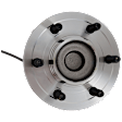 Front, Driver or Passenger Side Wheel Hub, With Bearing, With Sensor, 6 x 5.32 in. Bolt Pattern, 8 Cyl., 5.4L Engine, RWD