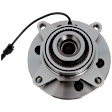 Front, Driver or Passenger Side Wheel Hub, With Bearing, With Sensor, 4WD, 6 Lugs