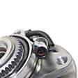 Front, Driver or Passenger Side Wheel Hub, With Bearing, With Sensor, Four Wheel Drive, 6 Lugs