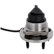 Front, Driver or Passenger Side Wheel Hub, With Bearing, With Sensor, 5 x 4.5 in. Bolt Pattern, 8 Cyl., 4.6L Engine
