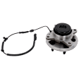 Front, Driver or Passenger Side Wheel Hub, With Bearing, With Sensor, 6 x 5.3 in. Bolt Pattern, RWD
