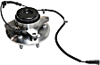 Front, Driver or Passenger Side Wheel Hub, With Bearing, With Sensor, 6 x 5.3 in. Bolt Pattern, RWD