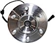 Front, Driver or Passenger Side Wheel Hub, With Bearing, With Sensor, 6 x 5.3 in. Bolt Pattern, RWD
