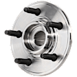 Rear, Driver or Passenger Side Wheel Hub, With Bearing, 5 x 4.5 in. Bolt Pattern